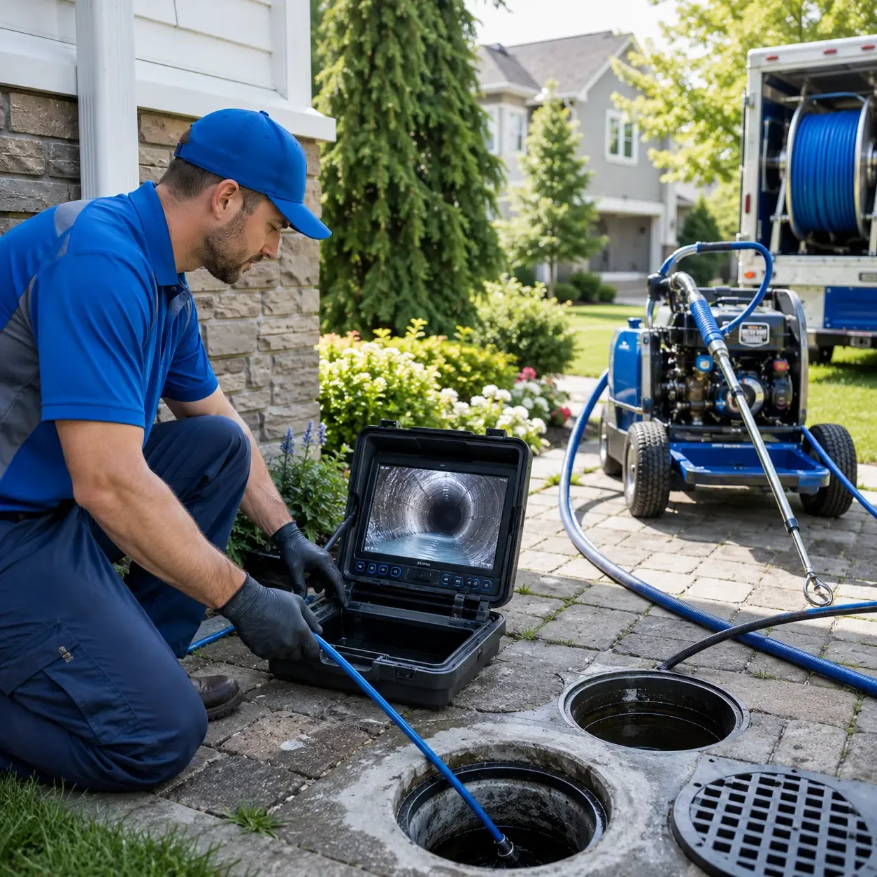 Outdoor drain cleaning professionals serving Kendleton, TX